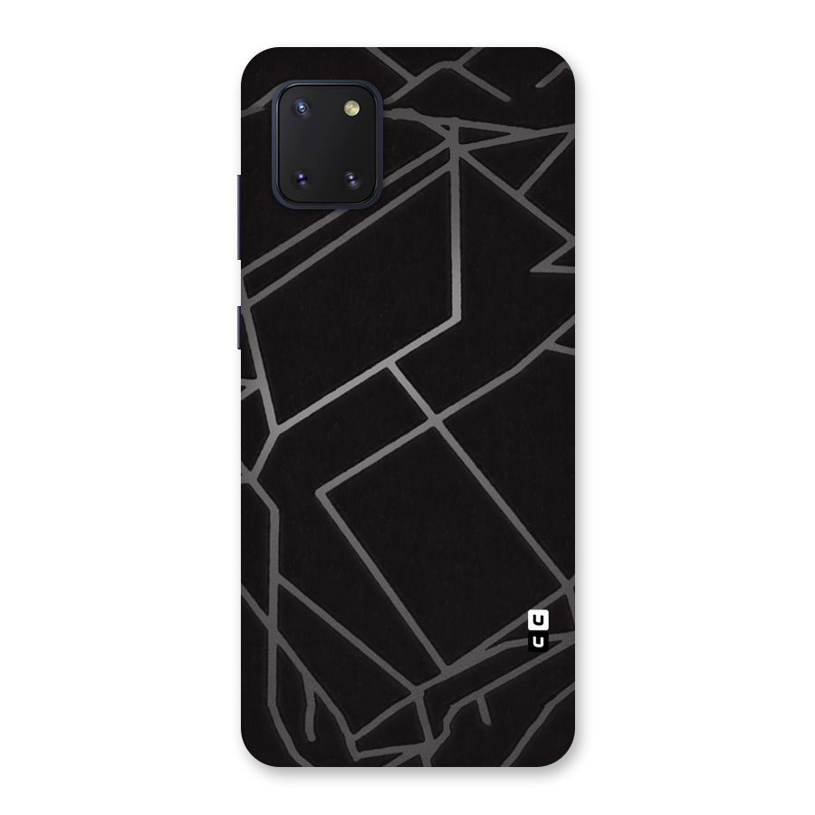 Silver Angle Design Back Case for Galaxy Note 10 Lite