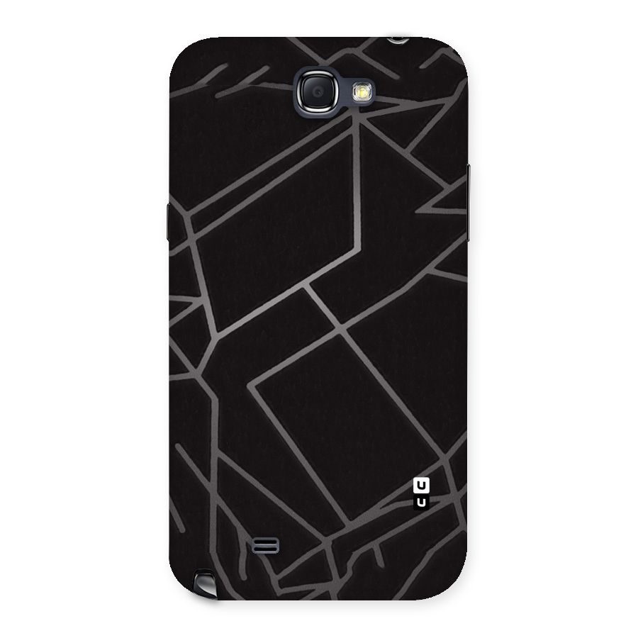 Silver Angle Design Back Case for Galaxy Note 2
