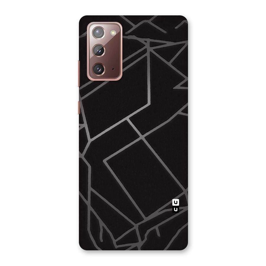 Silver Angle Design Back Case for Galaxy Note 20