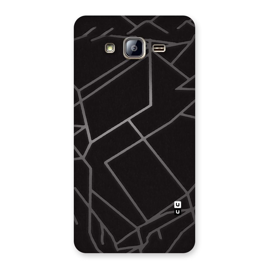 Silver Angle Design Back Case for Galaxy On5