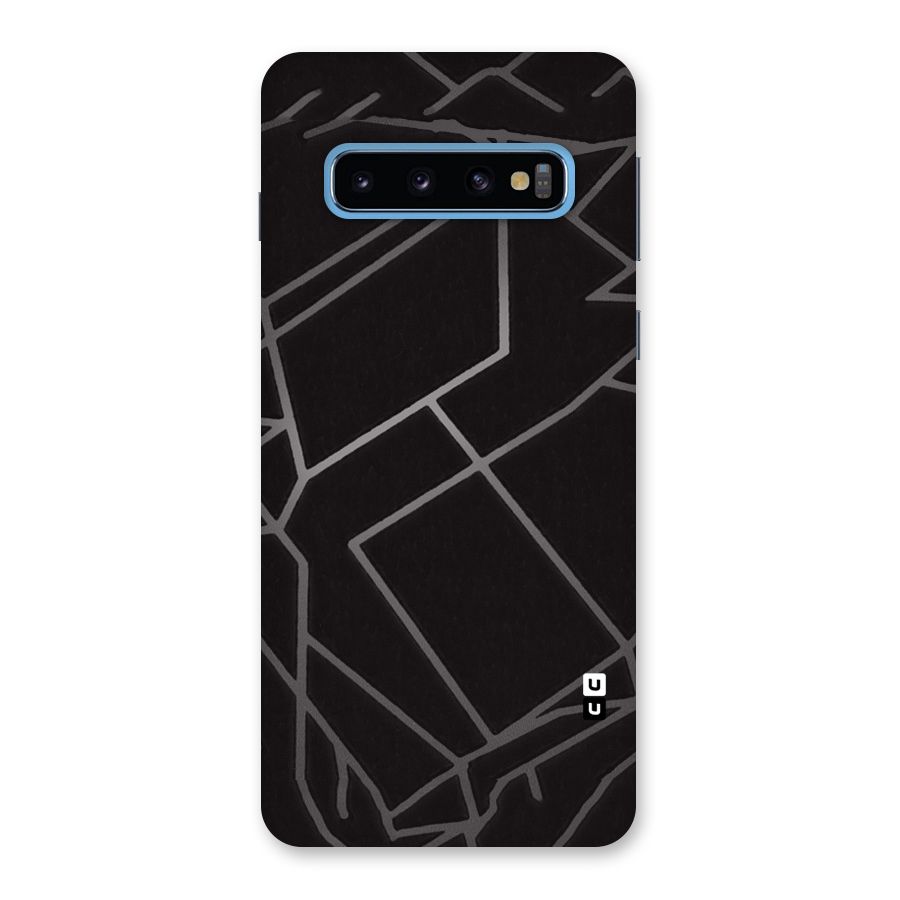 Silver Angle Design Back Case for Galaxy S10