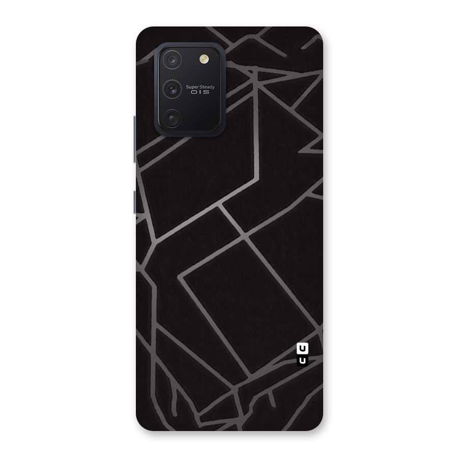 Silver Angle Design Back Case for Galaxy S10 Lite