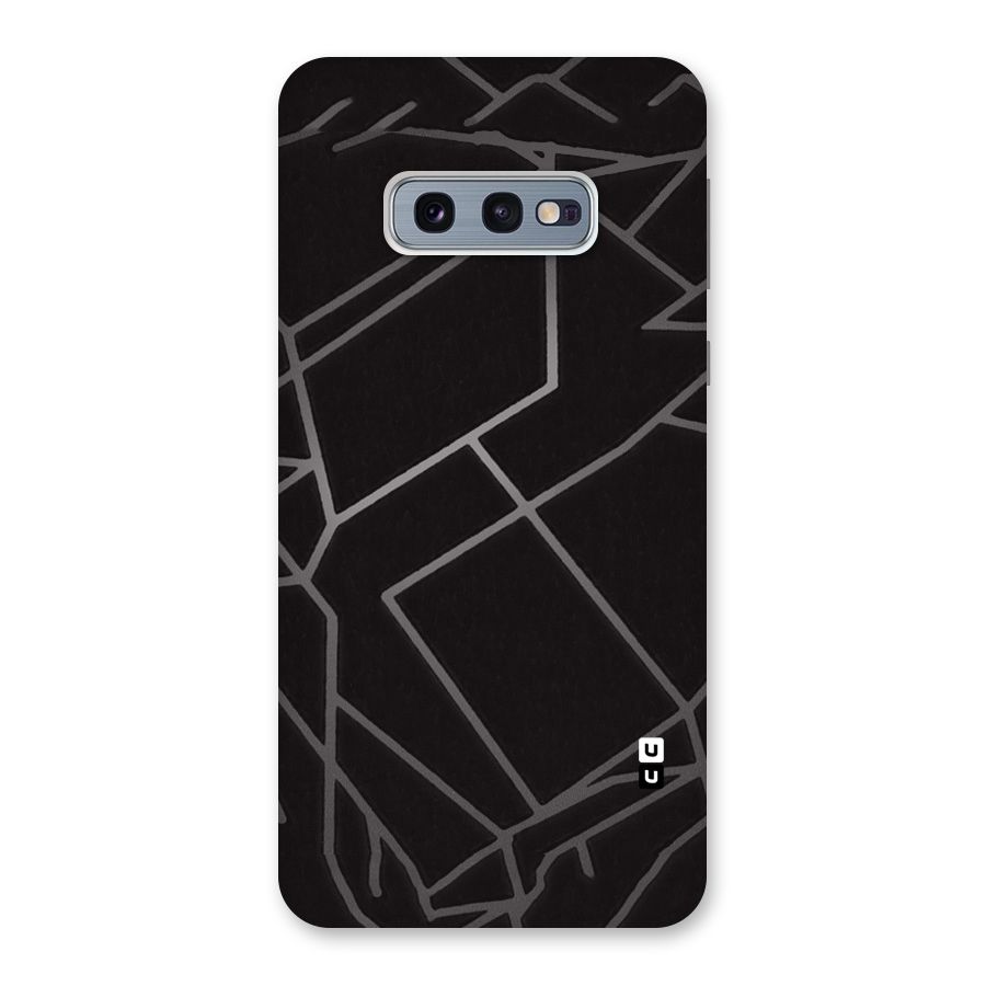 Silver Angle Design Back Case for Galaxy S10e