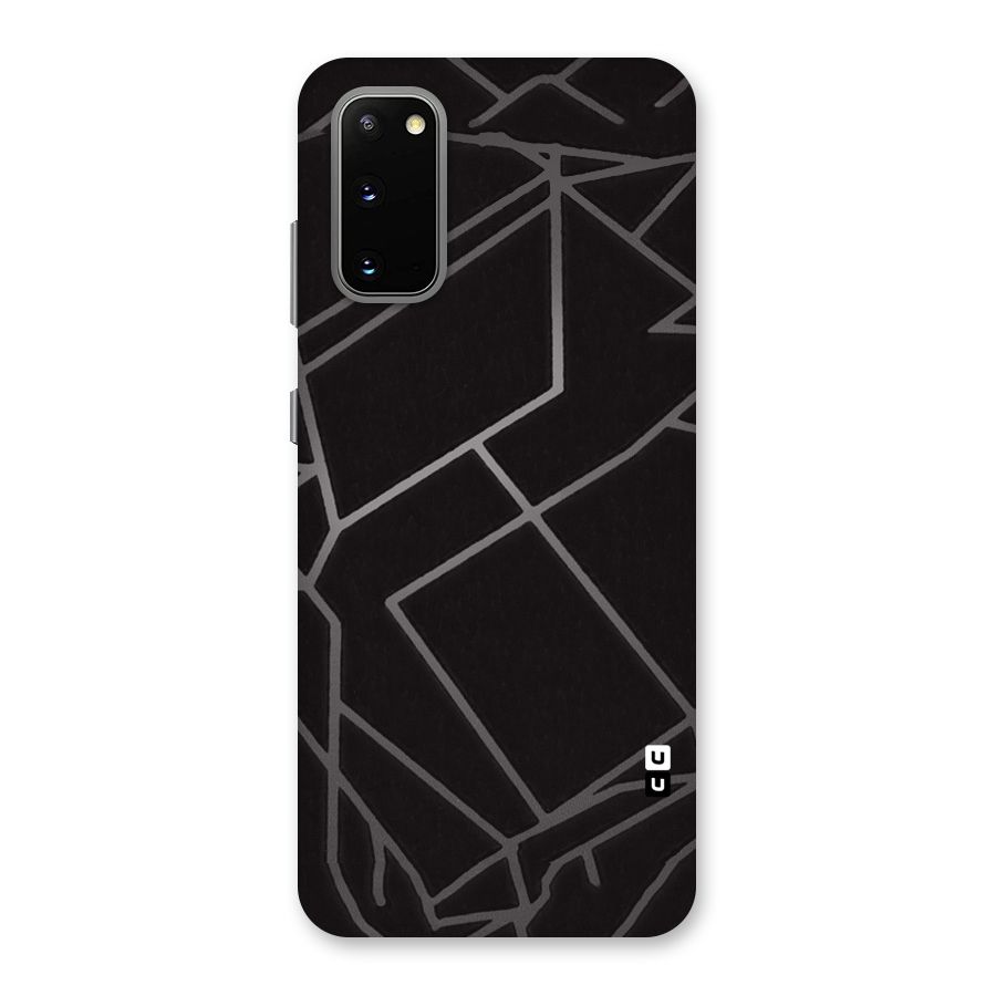 Silver Angle Design Back Case for Galaxy S20