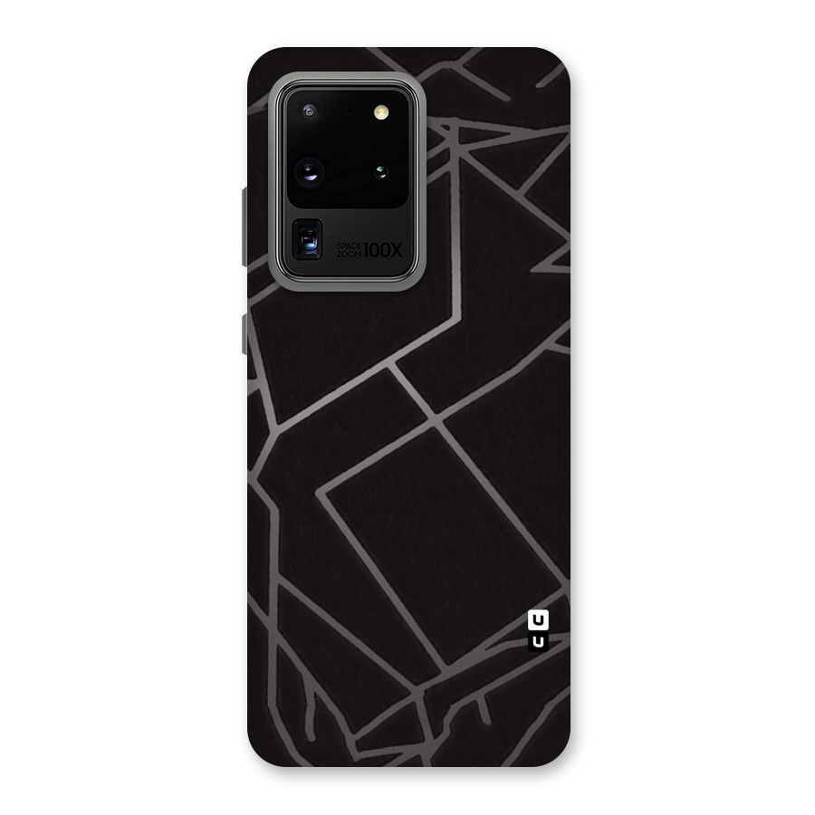 Silver Angle Design Back Case for Galaxy S20 Ultra