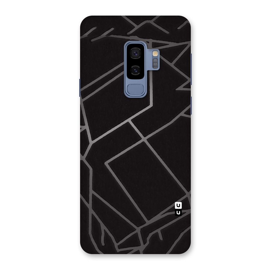 Silver Angle Design Back Case for Galaxy S9 Plus