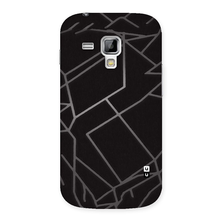 Silver Angle Design Back Case for Galaxy S Duos
