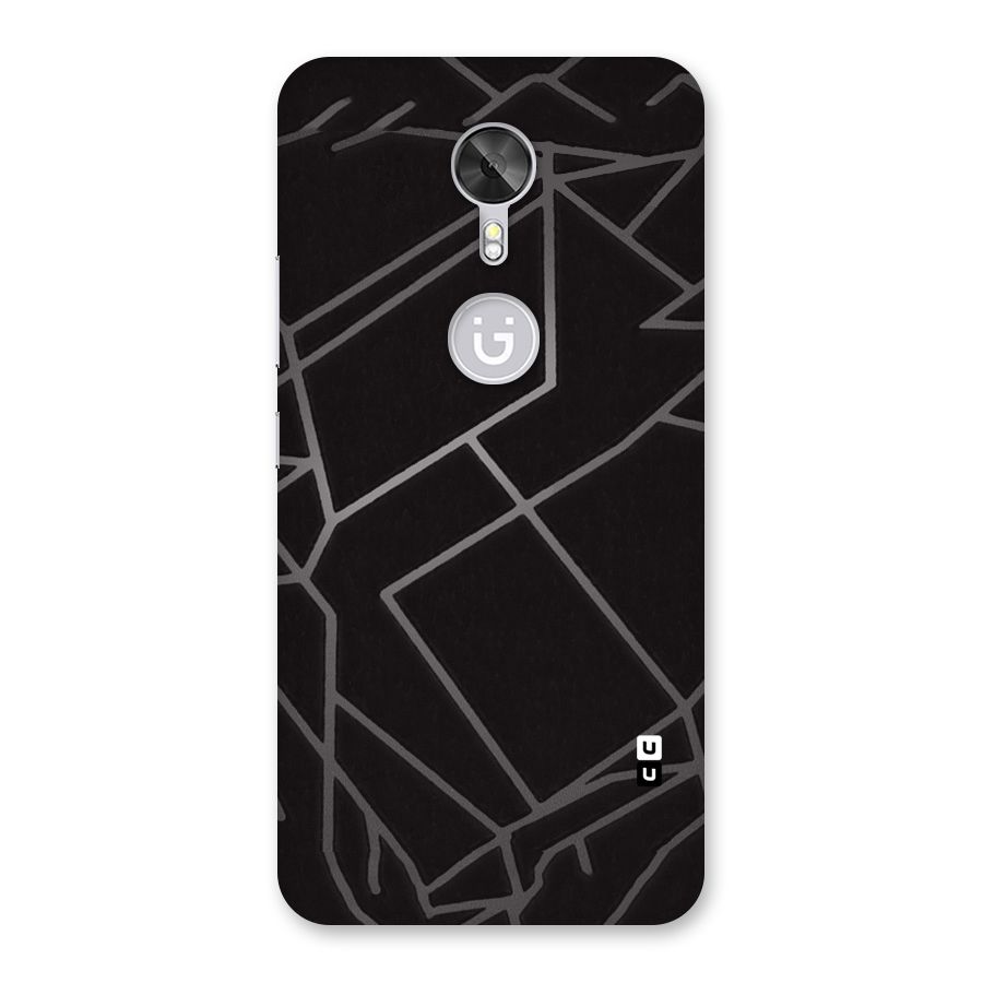 Silver Angle Design Back Case for Gionee A1