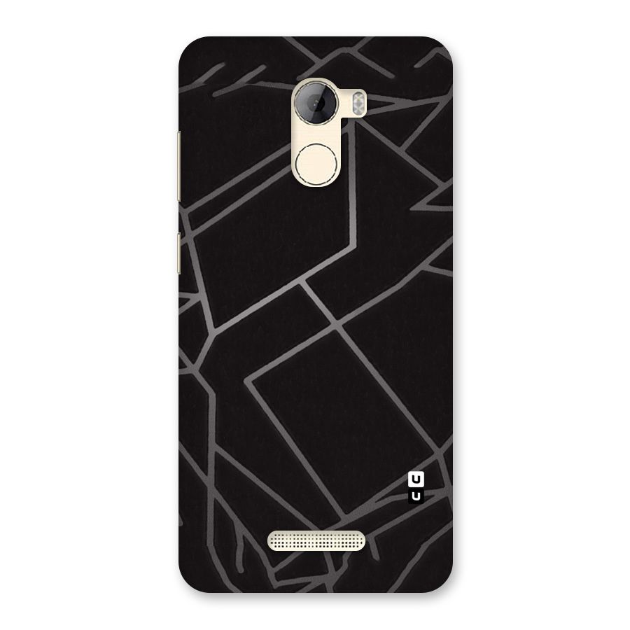 Silver Angle Design Back Case for Gionee A1 LIte