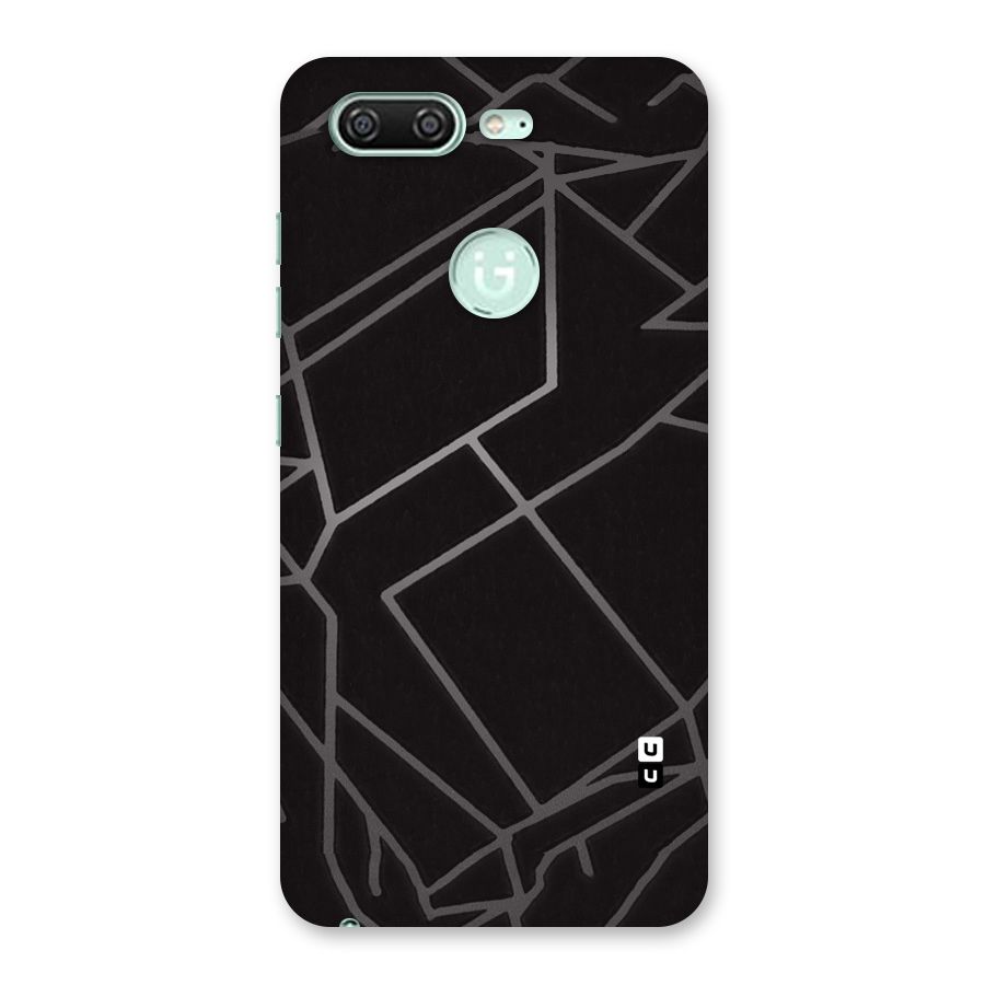 Silver Angle Design Back Case for Gionee S10