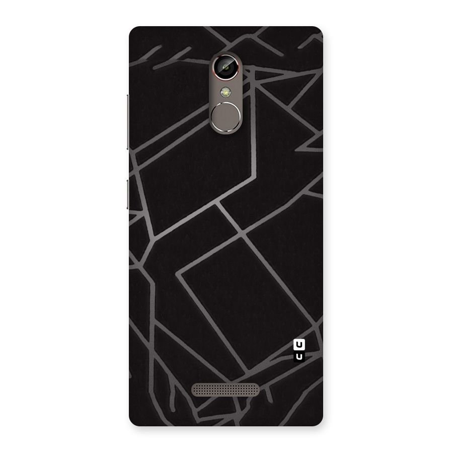 Silver Angle Design Back Case for Gionee S6s
