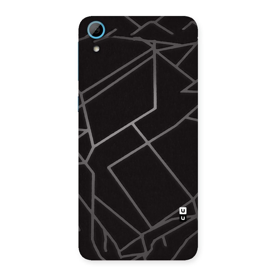 Silver Angle Design Back Case for HTC Desire 826