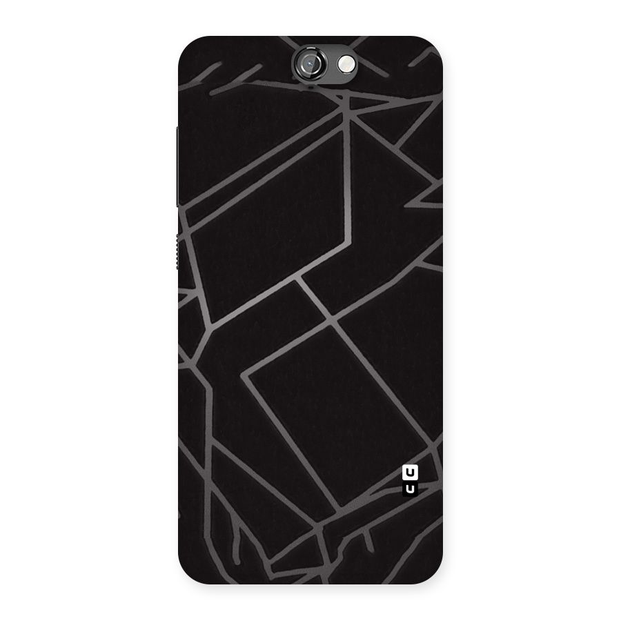 Silver Angle Design Back Case for HTC One A9