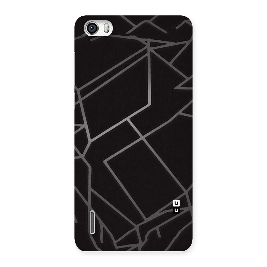 Silver Angle Design Back Case for Honor 6