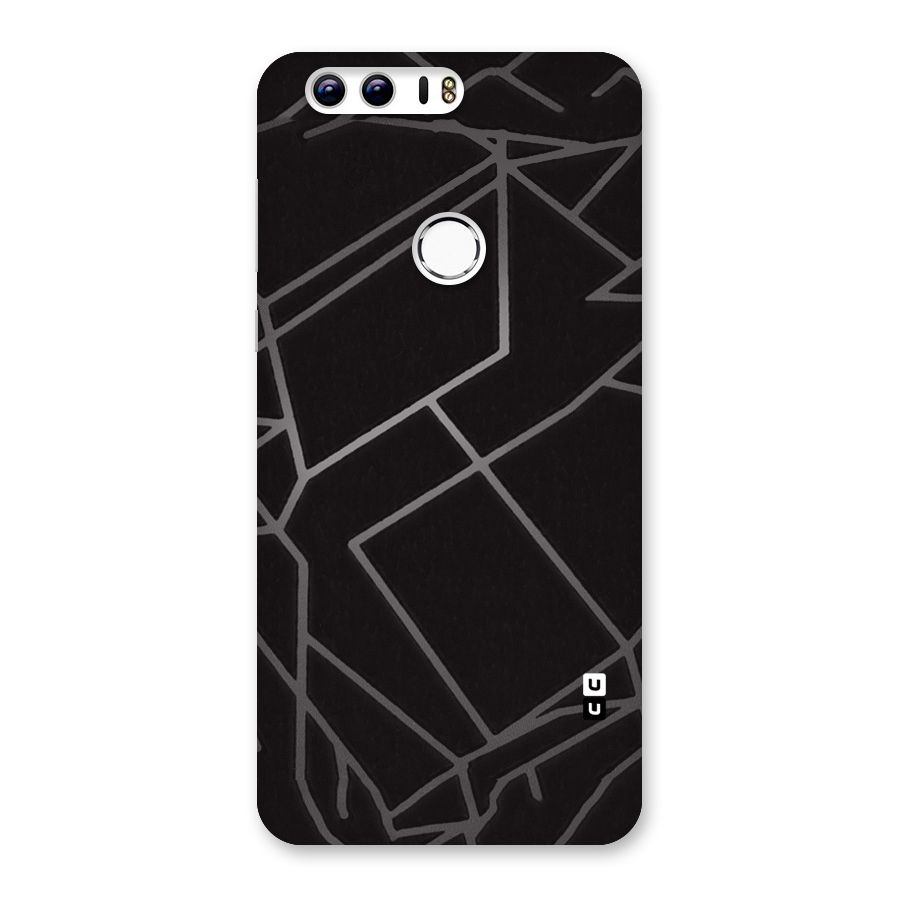 Silver Angle Design Back Case for Honor 8