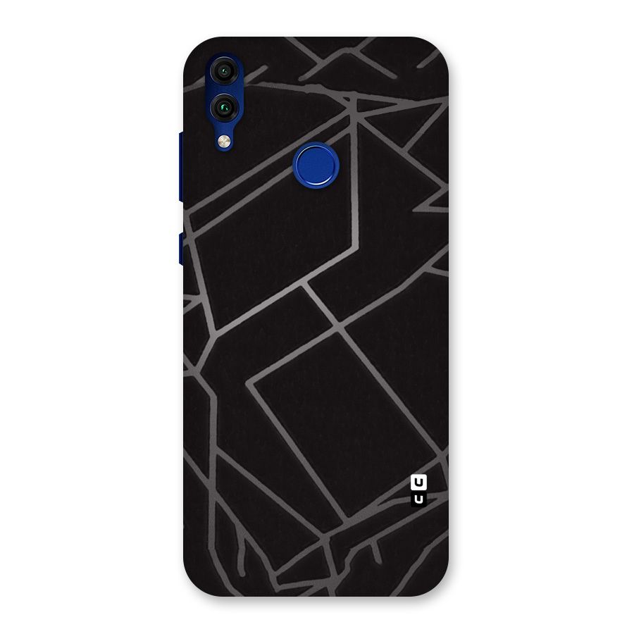 Silver Angle Design Back Case for Honor 8C