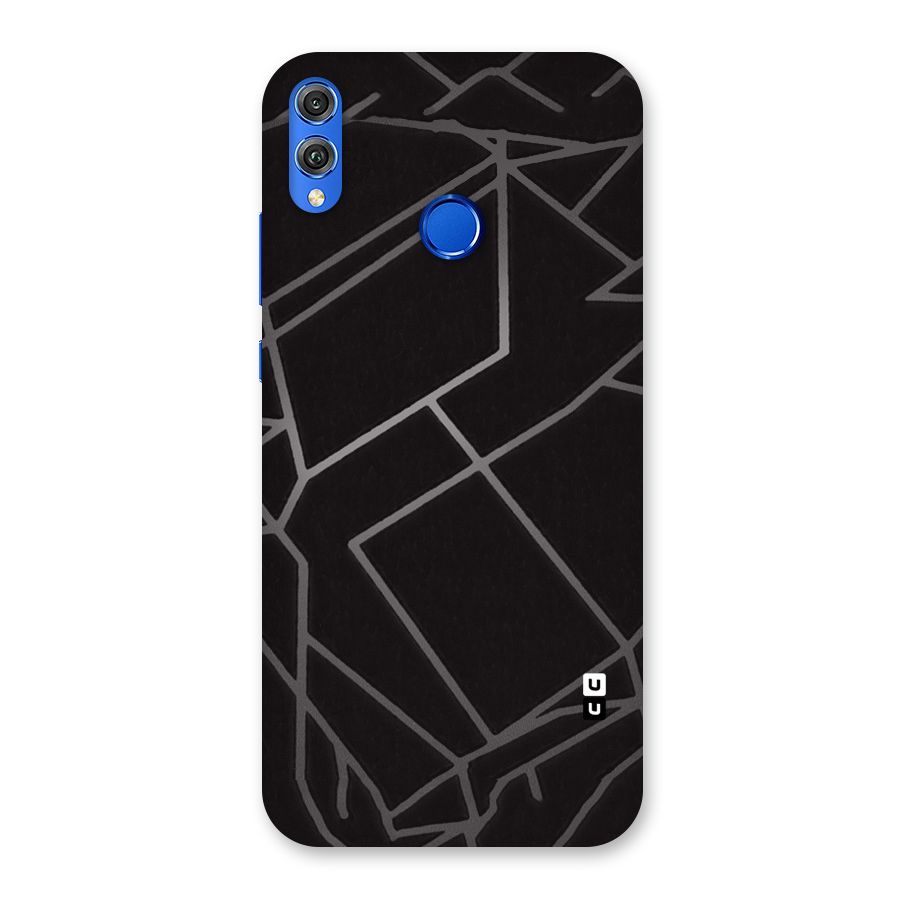 Silver Angle Design Back Case for Honor 8X