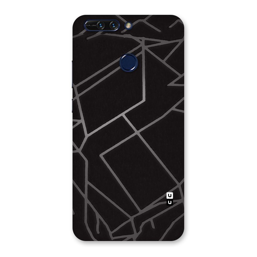 Silver Angle Design Back Case for Honor 8 Pro