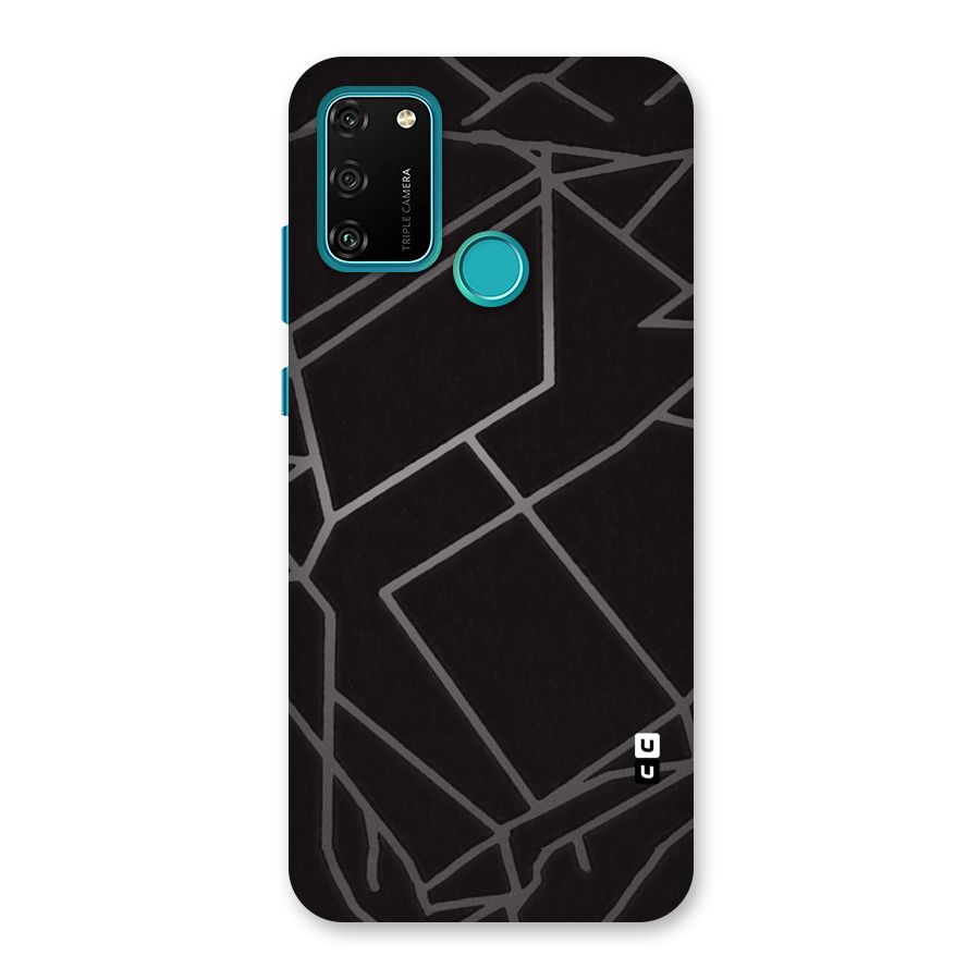 Silver Angle Design Back Case for Honor 9A