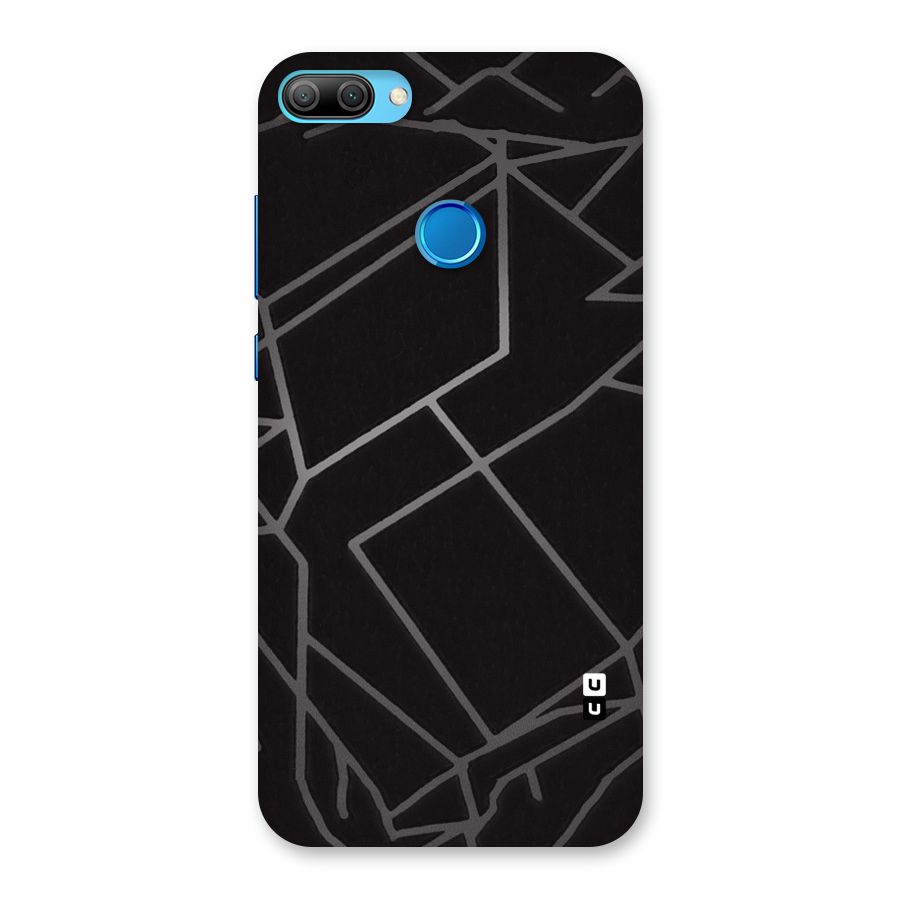 Silver Angle Design Back Case for Honor 9N