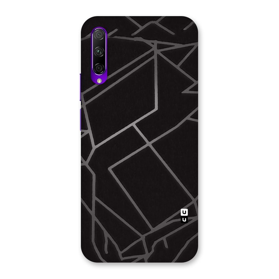 Silver Angle Design Back Case for Honor 9X Pro