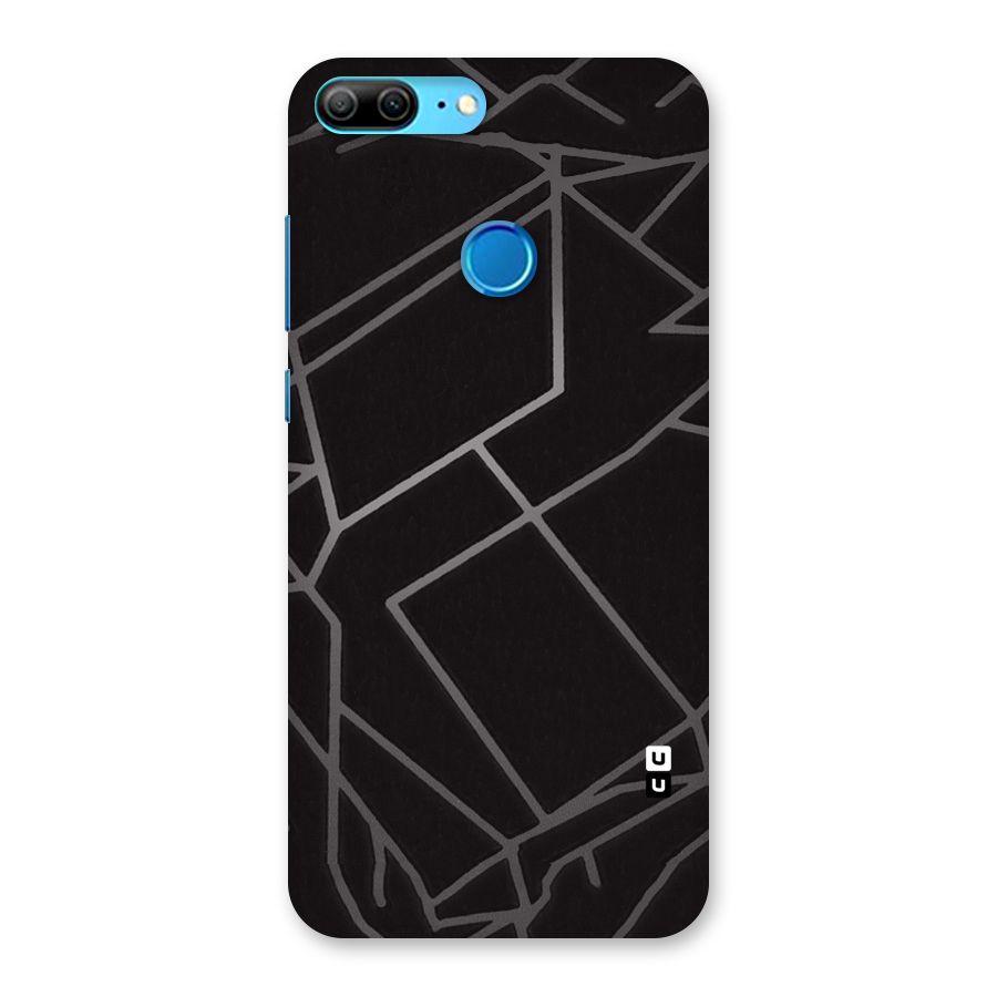 Silver Angle Design Back Case for Honor 9 Lite