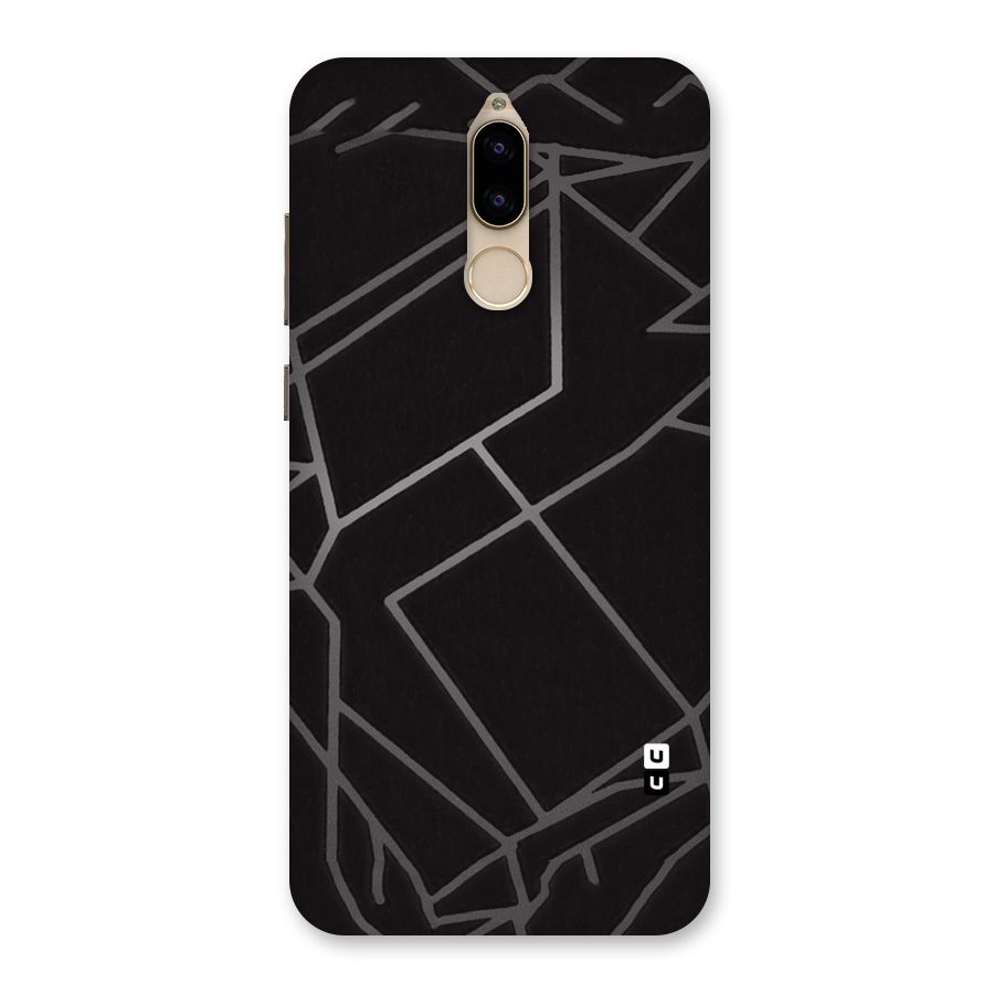 Silver Angle Design Back Case for Honor 9i