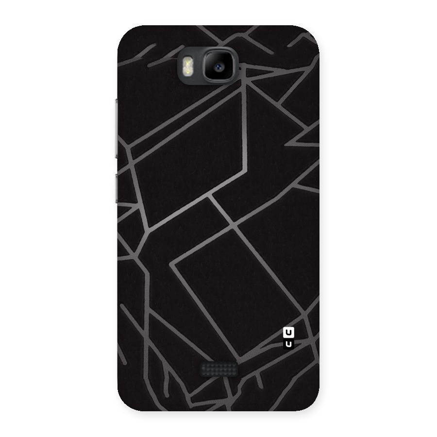 Silver Angle Design Back Case for Honor Bee