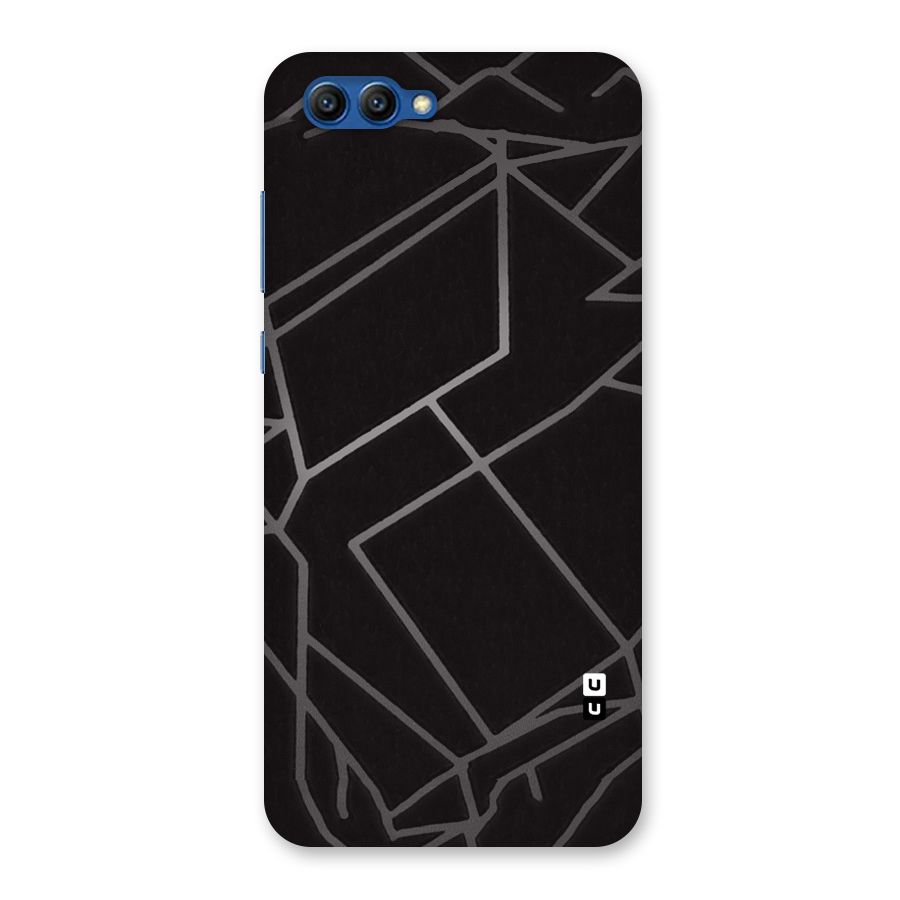 Silver Angle Design Back Case for Honor View 10