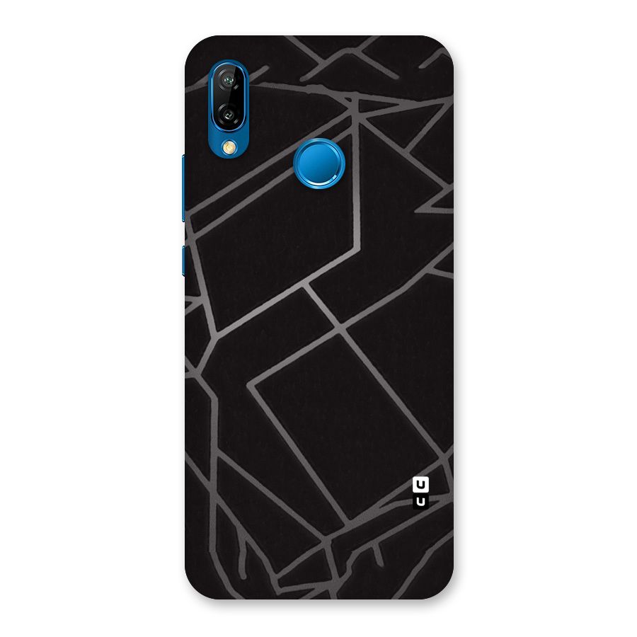 Silver Angle Design Back Case for Huawei P20 Lite