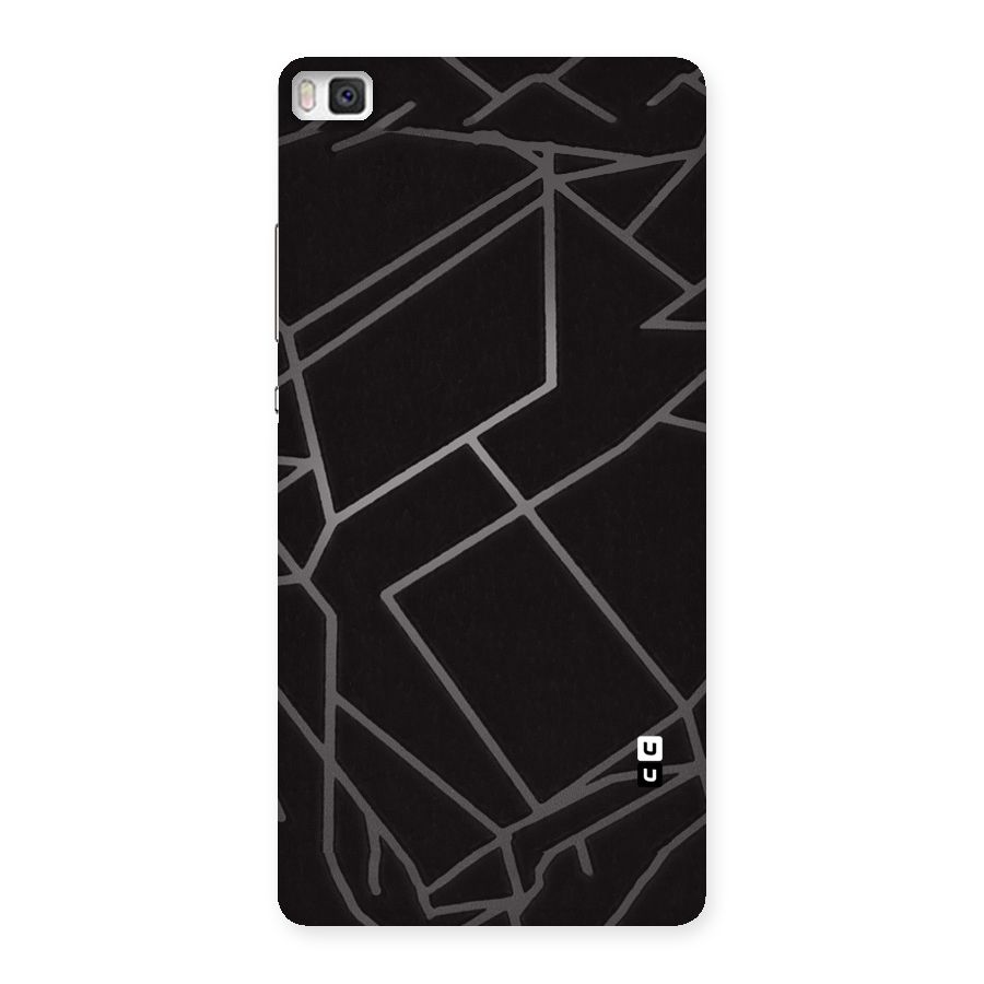 Silver Angle Design Back Case for Huawei P8