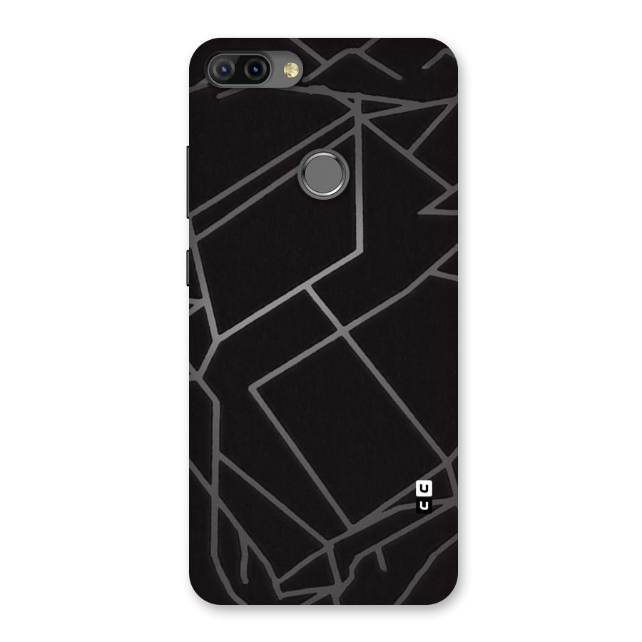 Silver Angle Design Back Case for Infinix Hot 6 Pro