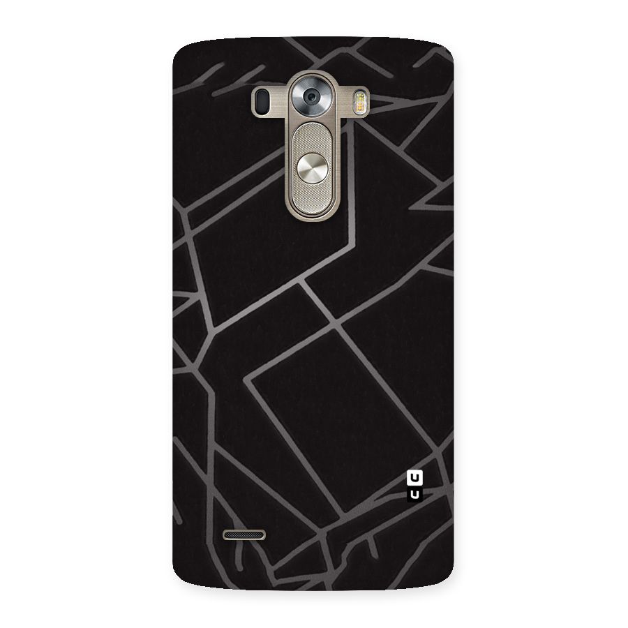 Silver Angle Design Back Case for LG G3