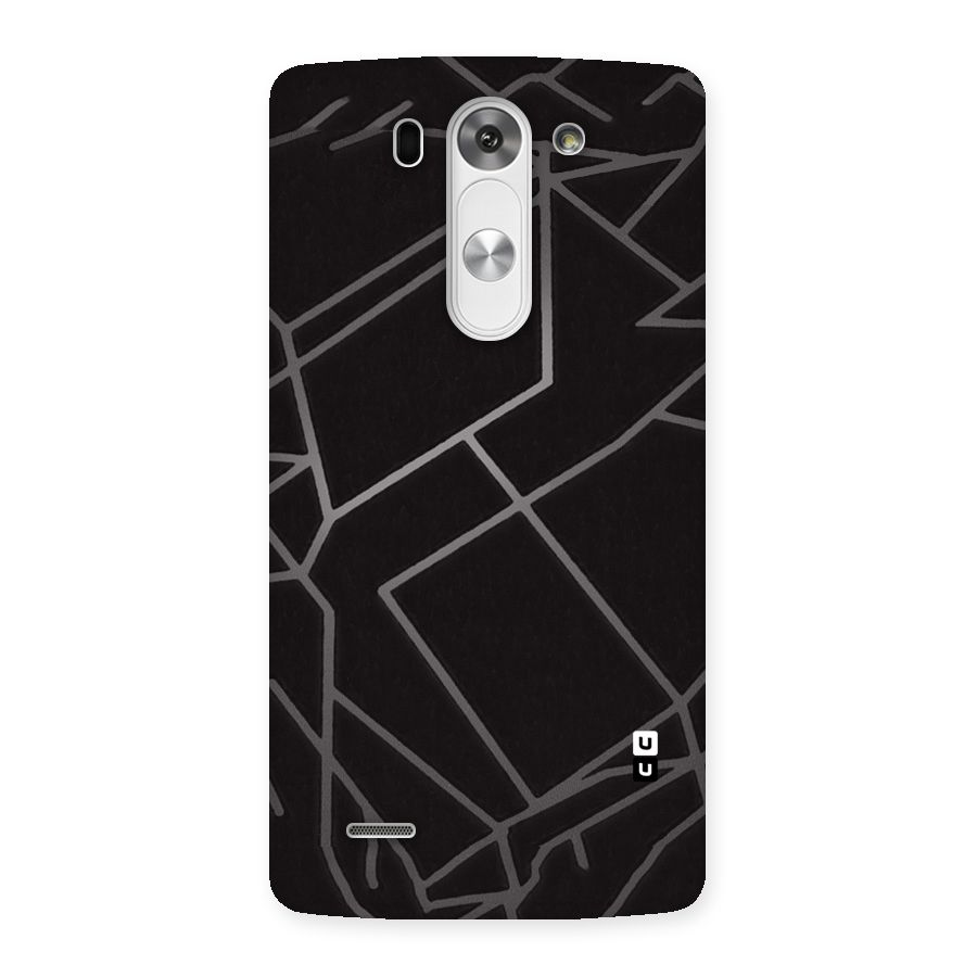 Silver Angle Design Back Case for LG G3 Mini