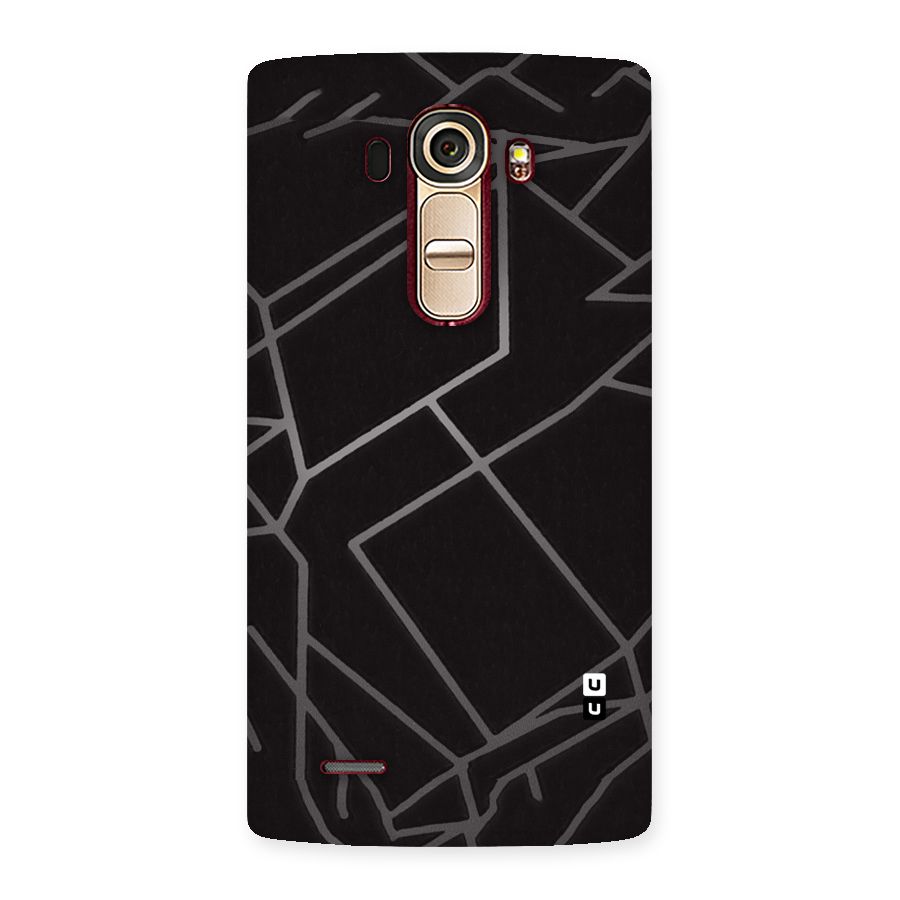 Silver Angle Design Back Case for LG G4