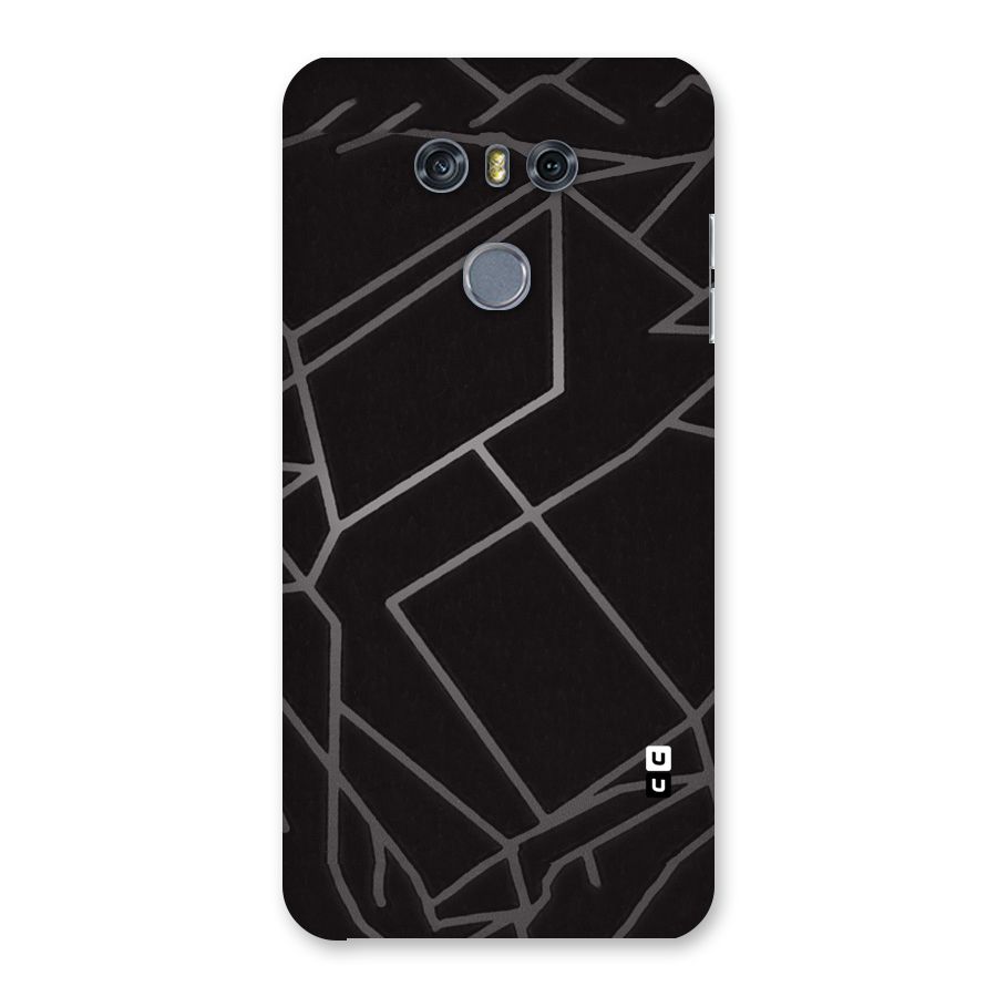 Silver Angle Design Back Case for LG G6