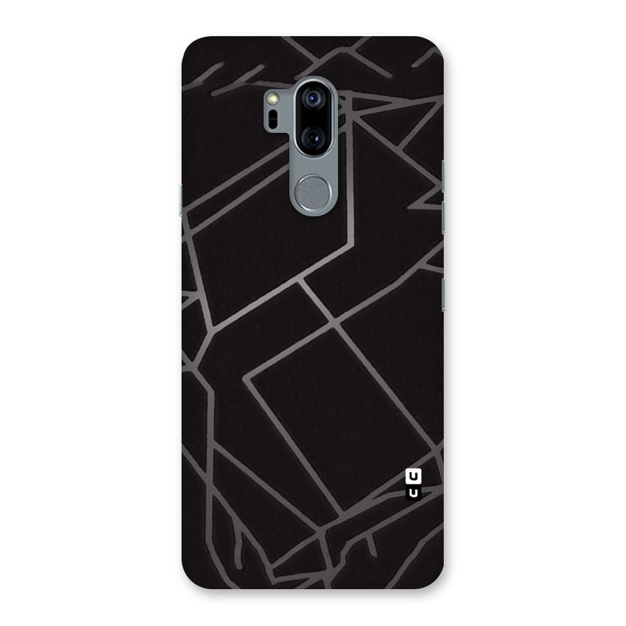 Silver Angle Design Back Case for LG G7