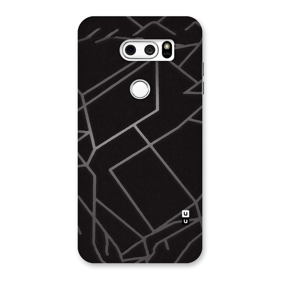 Silver Angle Design Back Case for LG V30