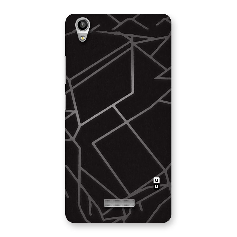 Silver Angle Design Back Case for Lava-Pixel-V1