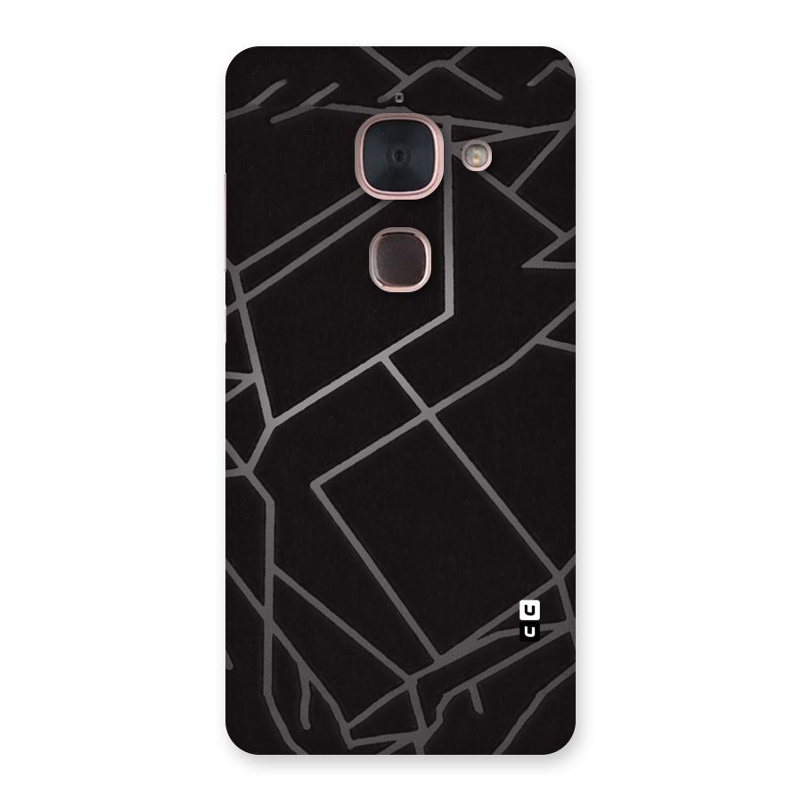 Silver Angle Design Back Case for Le Max 2