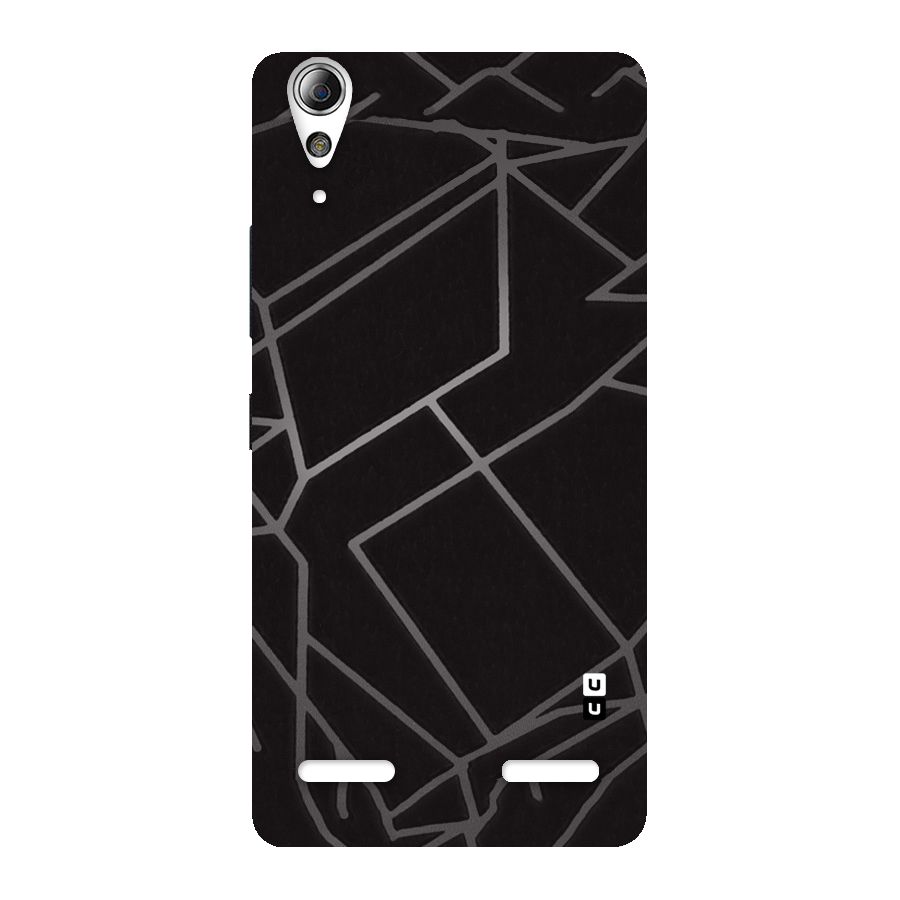 Silver Angle Design Back Case for Lenovo A6000 Plus