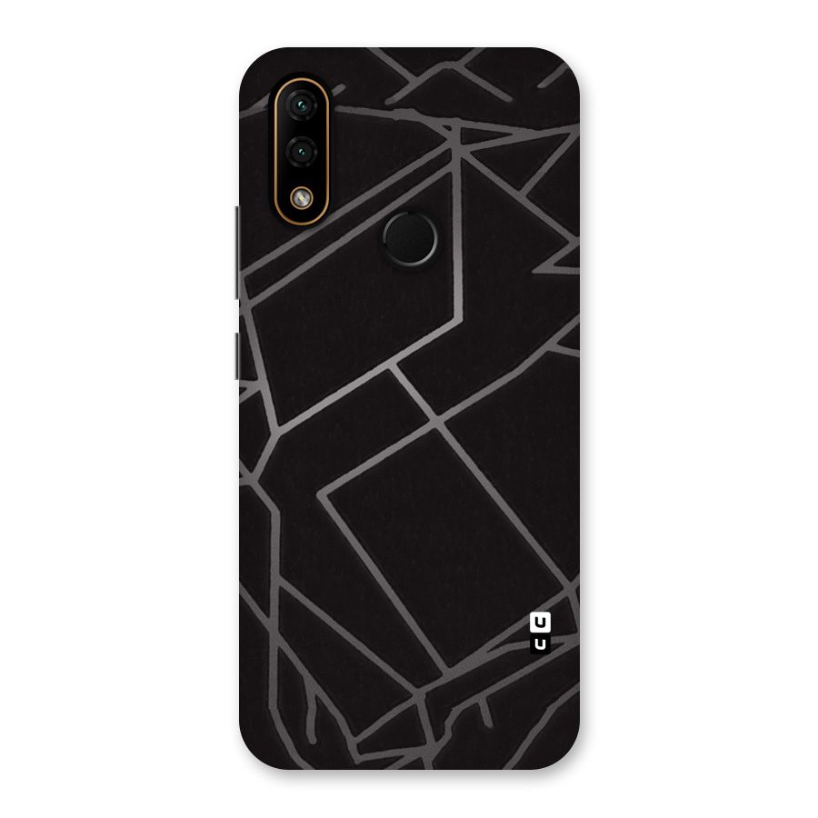 Silver Angle Design Back Case for Lenovo A6 Note