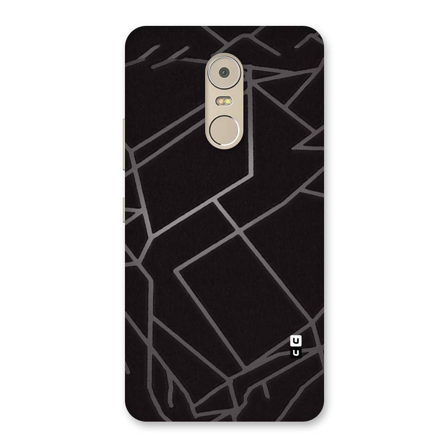 Silver Angle Design Back Case for Lenovo K6 Note