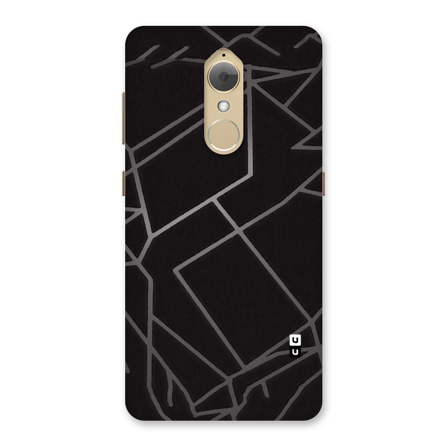 Silver Angle Design Back Case for Lenovo K8
