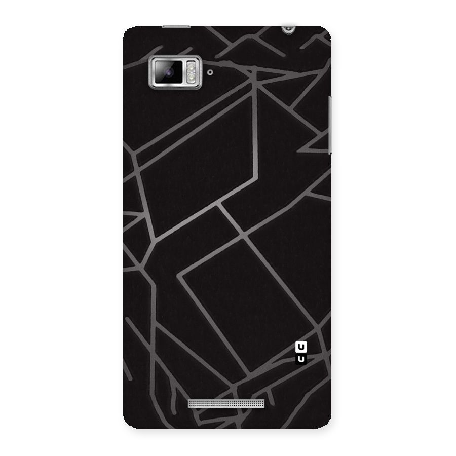 Silver Angle Design Back Case for Lenovo Vibe Z K910