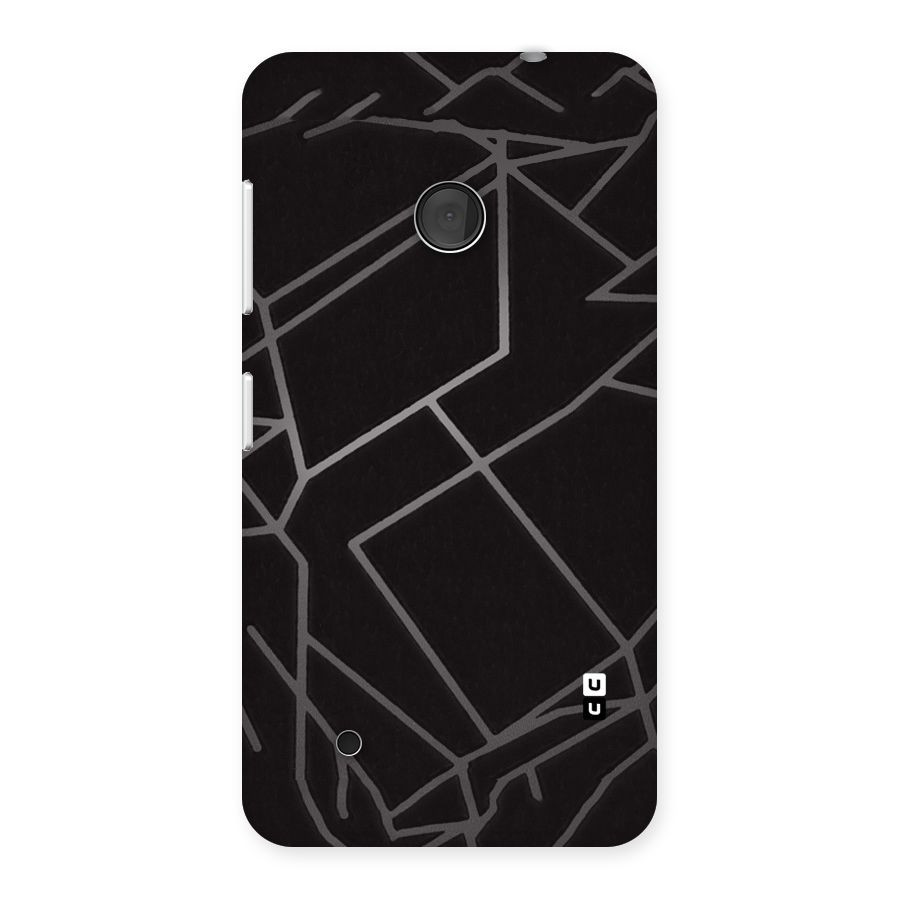 Silver Angle Design Back Case for Lumia 530