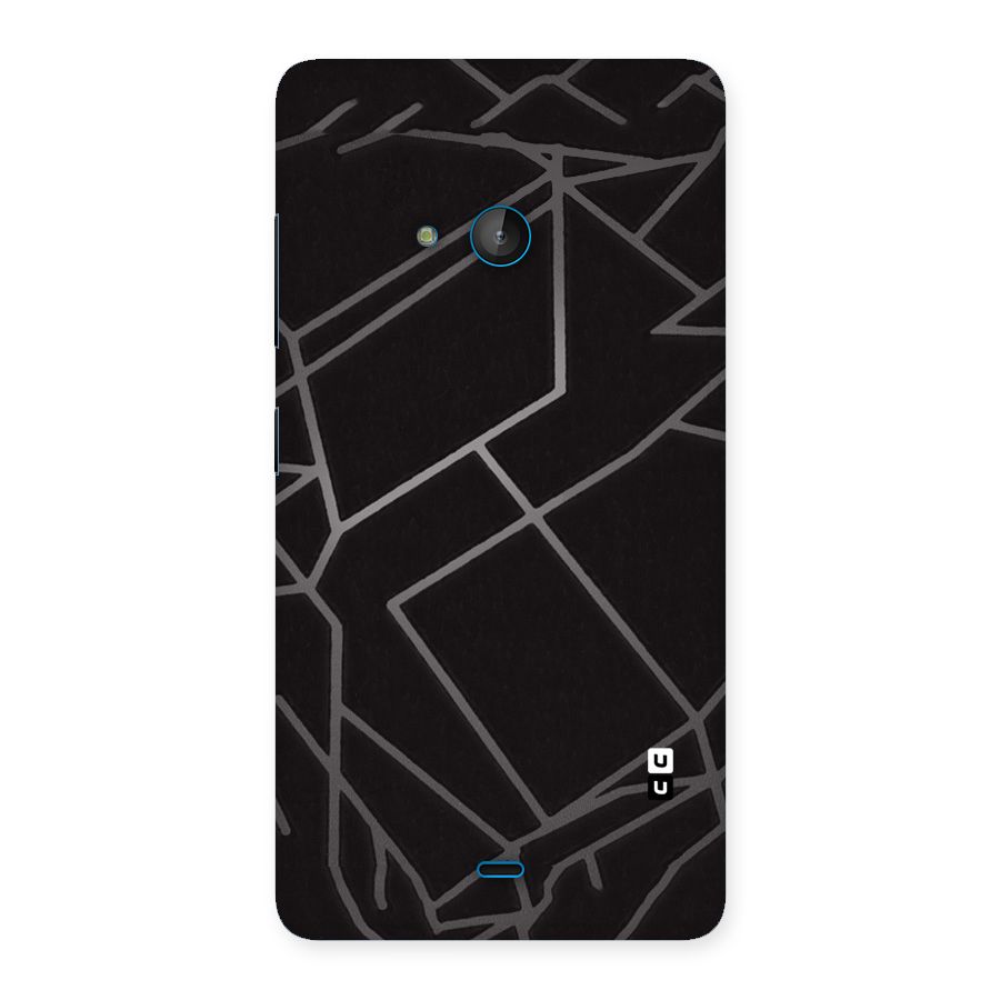 Silver Angle Design Back Case for Lumia 540