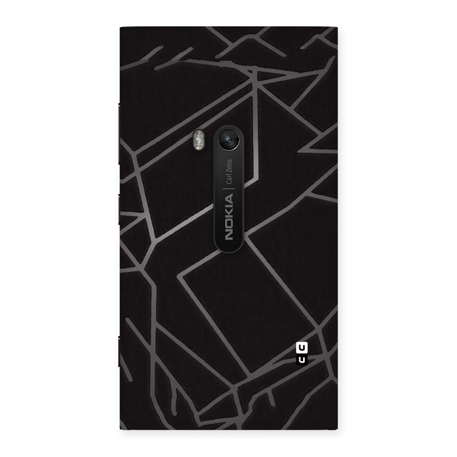 Silver Angle Design Back Case for Lumia 920