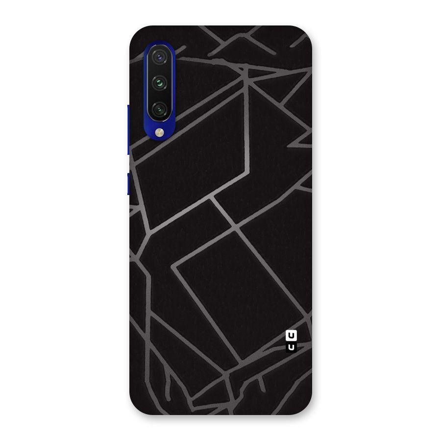 Silver Angle Design Back Case for Mi A3
