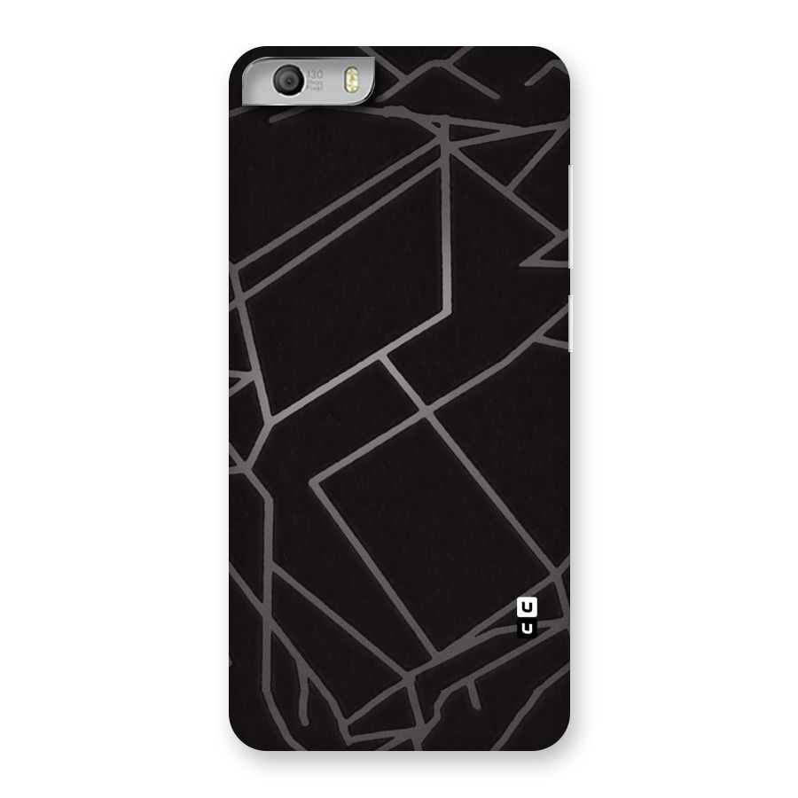 Silver Angle Design Back Case for Micromax Canvas Knight 2
